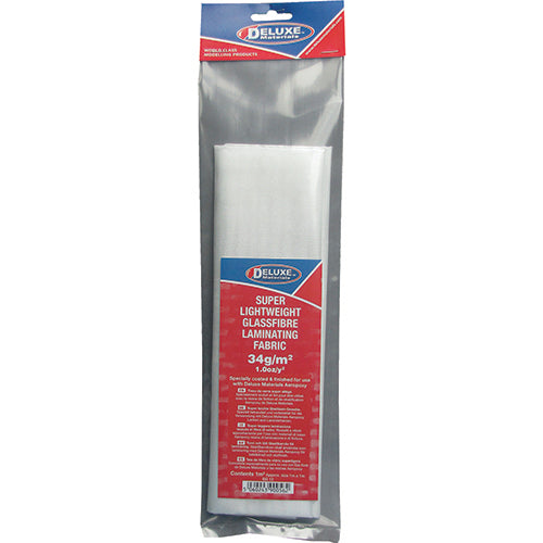 Deluxe Materials BD12 Fibreglass Cloth 1 Oz. 1 Sq. Meter