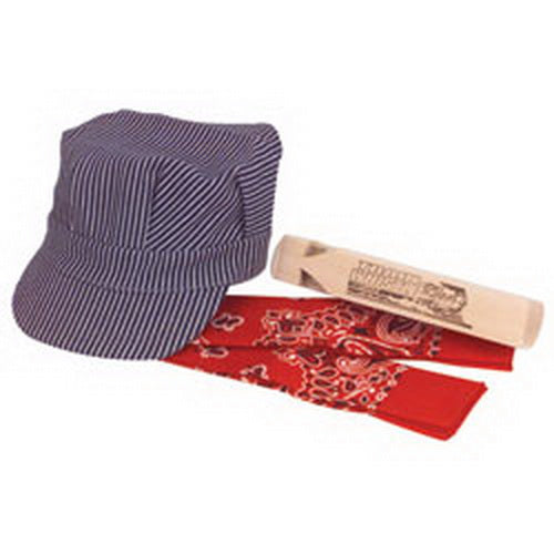 Brooklyn Peddler 00009 Child Little Engineer Blue Hat & Neckerchief Kit