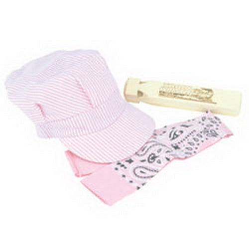 Brooklyn Peddler 00010 Girl Little Engineer Pink Hat & Neckerchief Kit