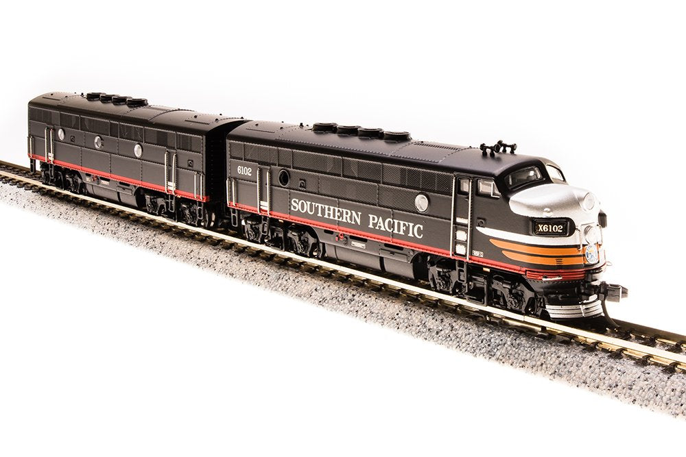 Broadway Limited 3484 N Southern Pacific EMD F3 A/B Black Widow Scheme
