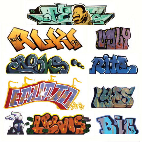Blair Line 1245 N Graffiti Decals Mega Set #2 (Set of 9)