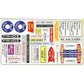 Blair Line 151 HO "Main Street" Storefront Signs Sheet (Pack of 2)