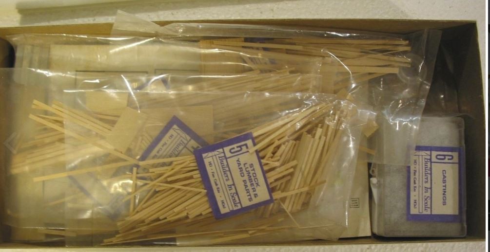 Builders-in-Scale 2 HO G.W. Nichols Limited Run Wood Fine Craft Building Kit LN/Box