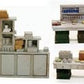 Model Tech Studios D1145 N Scale Workshelving & Benches Pack #3