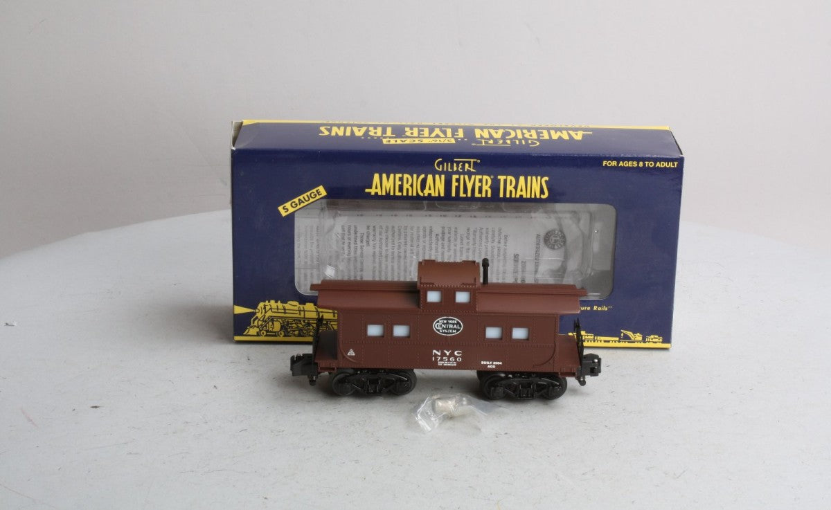 American Flyer 6-48725 S Gauge New York Cantal Lighted Caboose #17560 LN/Box