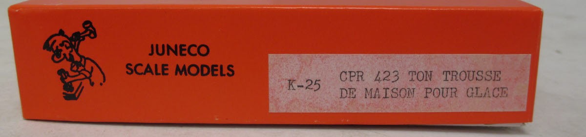 Juneco K-25 HO Scale CPR 423 Ton Ice House Building Kit
