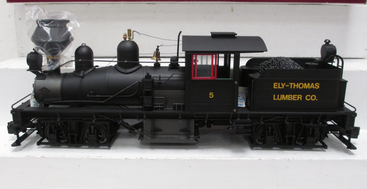 Bachmann 81198 G Ely Thomas 36-Ton Two-Truck Shay Steam Locomotive #5 LN/Box