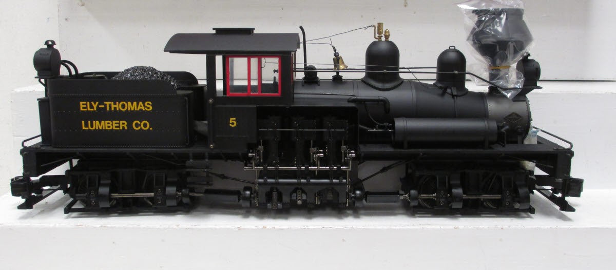 Bachmann 81198 G Ely Thomas 36-Ton Two-Truck Shay Steam Locomotive #5 LN/Box