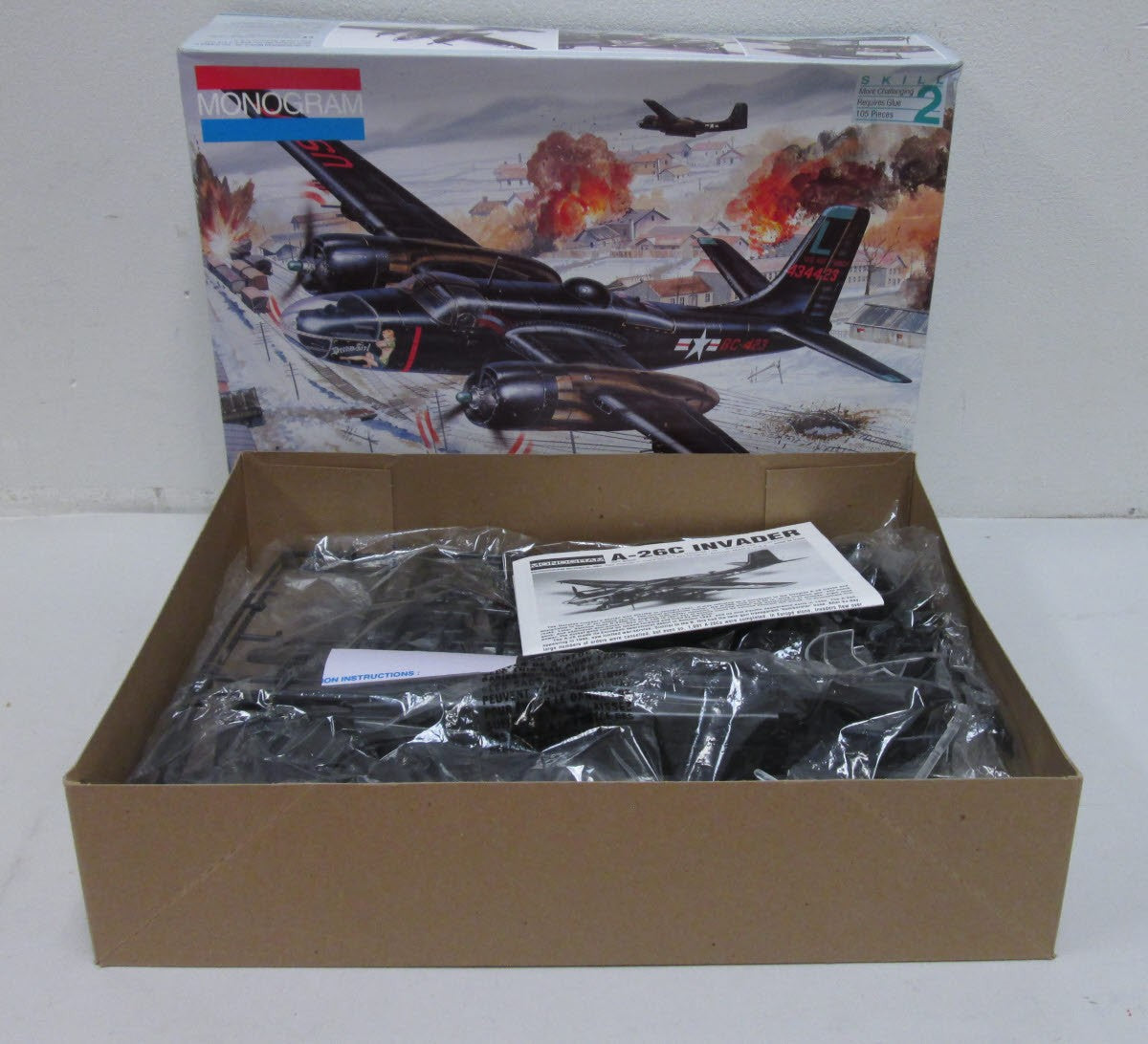 Monogram 5508 1:48 A/B-26C Invader Military Aircraft Plane Model Kit