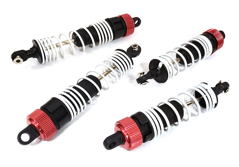 Integy C29066RED Front & Rear Shock (Set of 4)