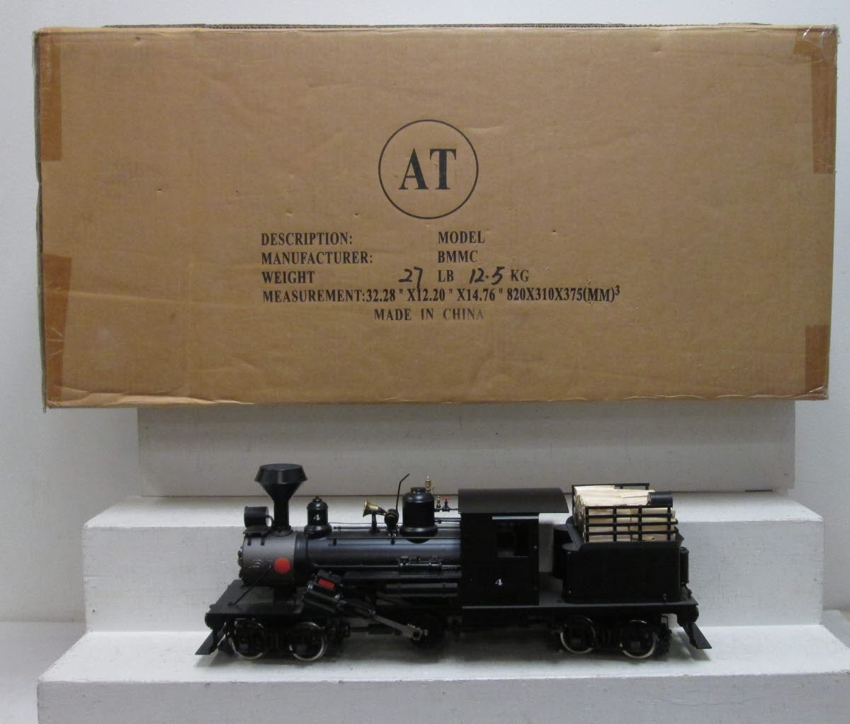 Accucraft AC78-632 1:20.3 Michigan California ClimaX 2-Truck Straight Stack #4
