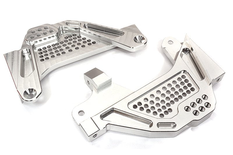 Integy C32422SILVER Axial 1:6 SCX6 Billet Machined Front Shock Towers