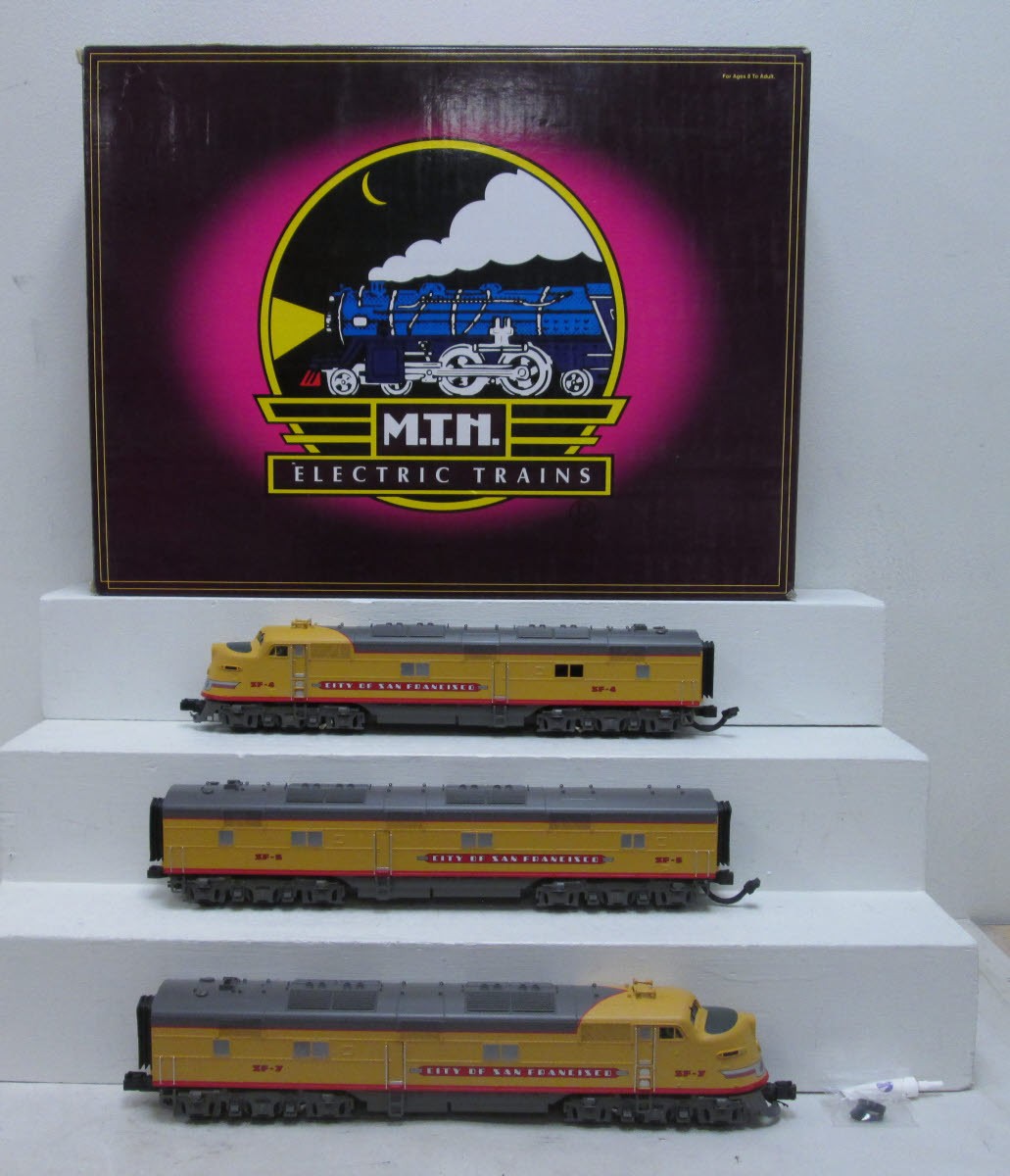 MTH 20-2259-1 O City of SF E6 ABA Diesel Engine Set w/PS2 #SF-4/SF-5/SF-7 NIB