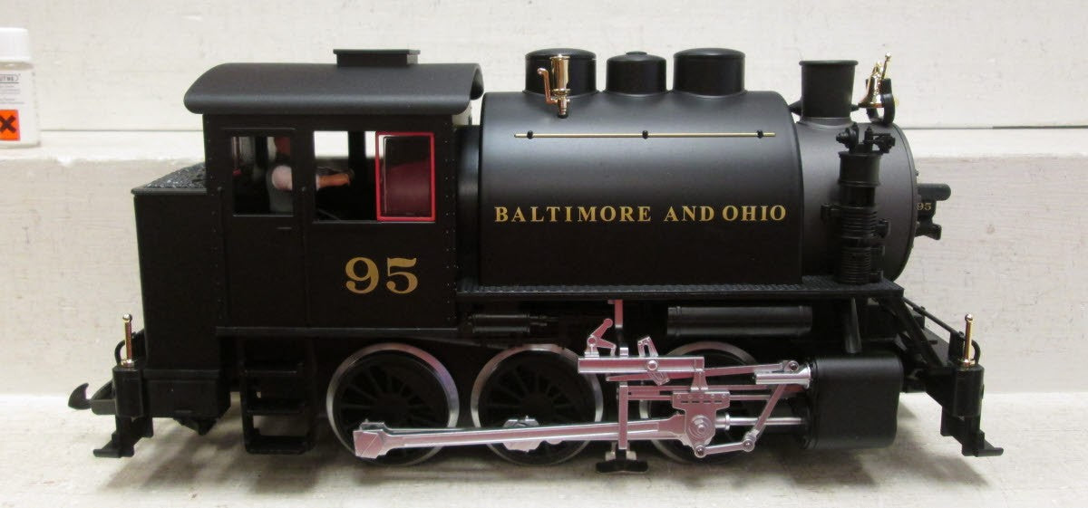 Piko 38201 G Scale Baltimore & Ohio 0-6-0T Steam Locomotive #95 with Sound LN/Box