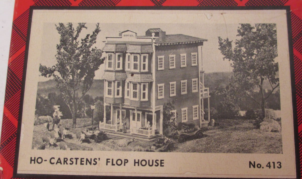 Campbell Scale Models 413 HO Carsten's Flop House Craftsman Building Kit