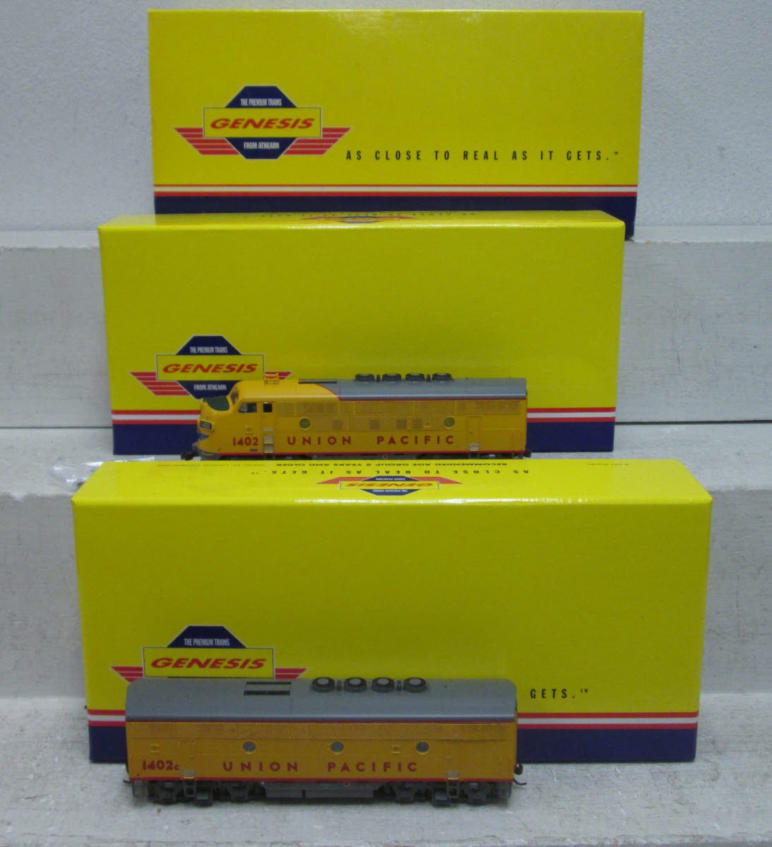 Athearn G2506 HO Scale Union Pacific F-3 AB Diesel Set MT/Box