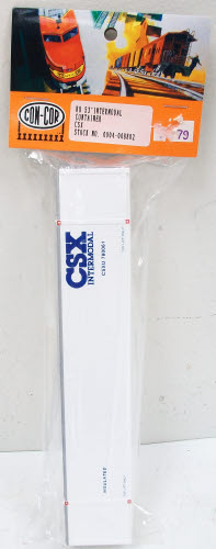 Con-Cor 0004-008802 HO Scale CSX Intermodal  53'' Container