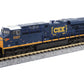 Kato 176-8962-S N Western Maryland CSX ES44AC Diesel Locomotive with Sound #5327
