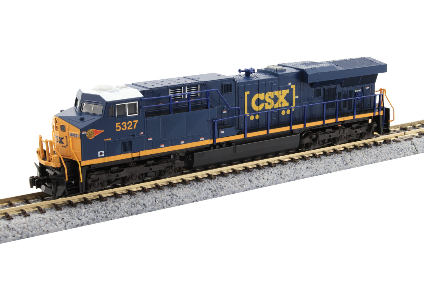 Kato 176-8962-S N Western Maryland CSX ES44AC Diesel Locomotive with Sound #5327