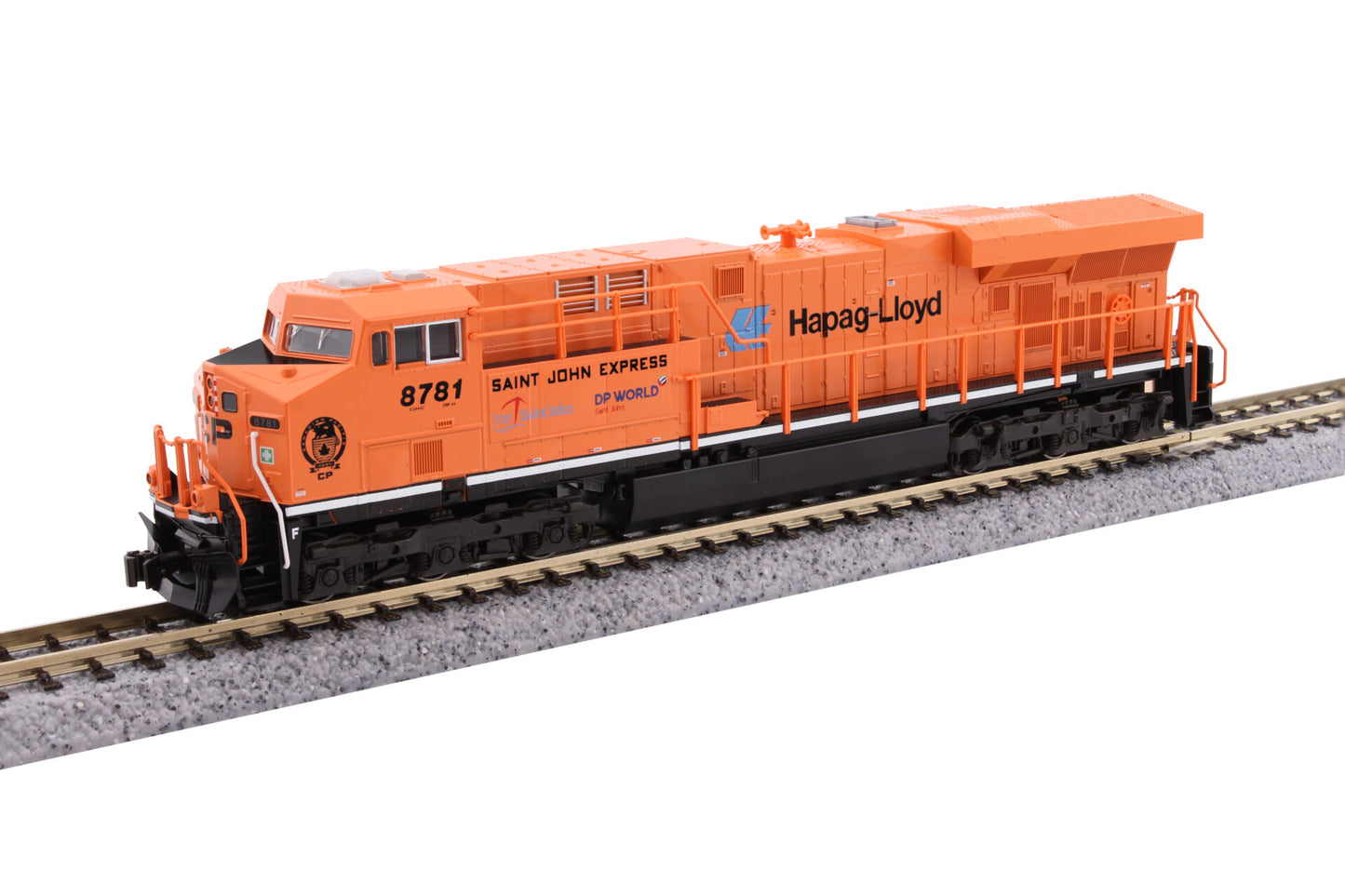 Kato 176-8961-S N CP Hapag-Lloyd ES44AC Diesel Locomotive with Sound #8781