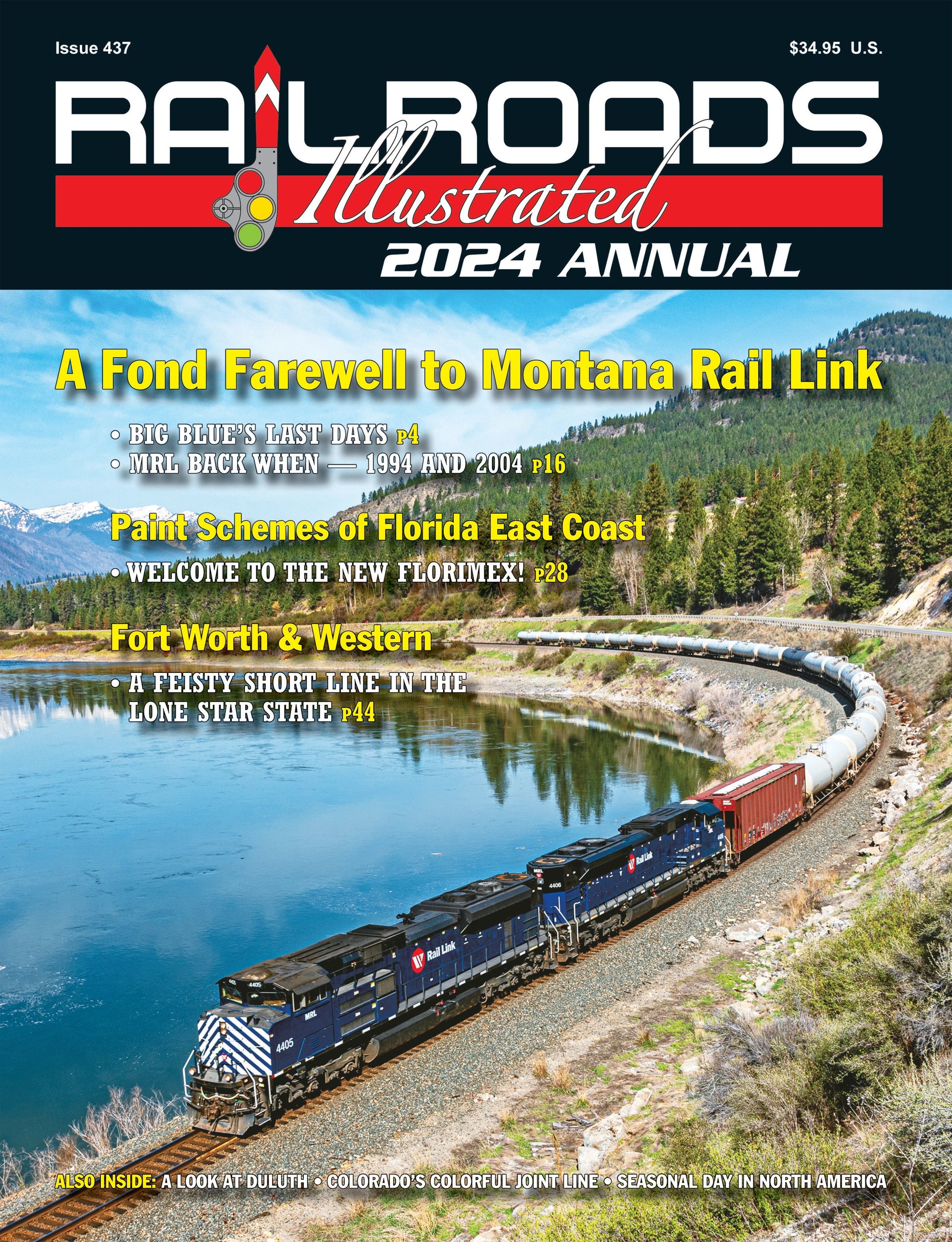White River Productions RRIA24 Railroads Illustrated Annual 2024 Softcover Book