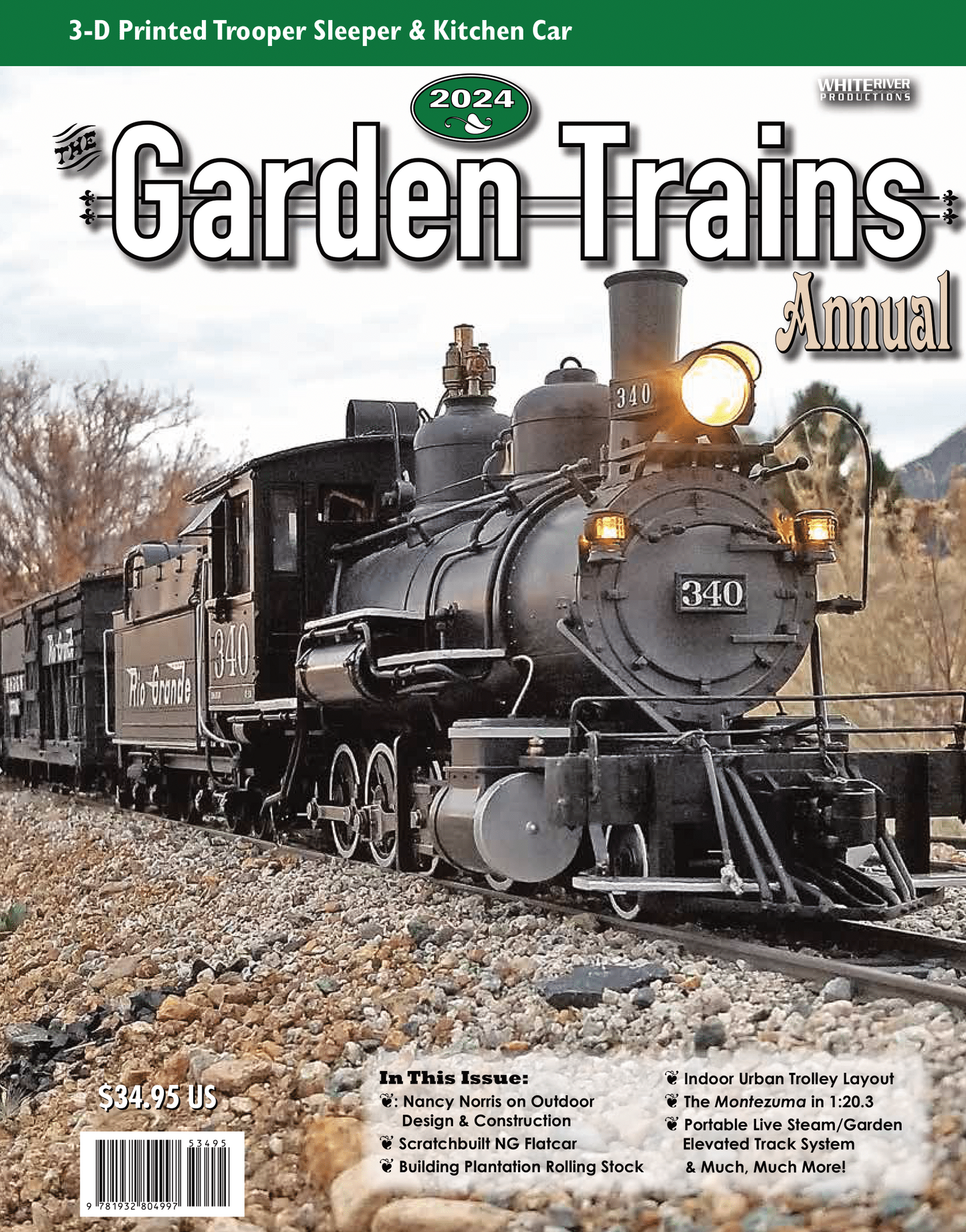 White River Productions GTA24 Garden Trains Annual 2024 Softcover Book