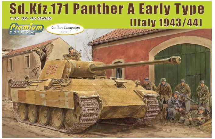 Dragon 6920 1:35 Sd.Kfz.171 Panther A Early Type Tank Plastic Model Kit