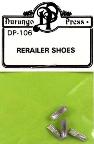 Durango Press 106 HO Rerailer Shoes (Pack of 4)
