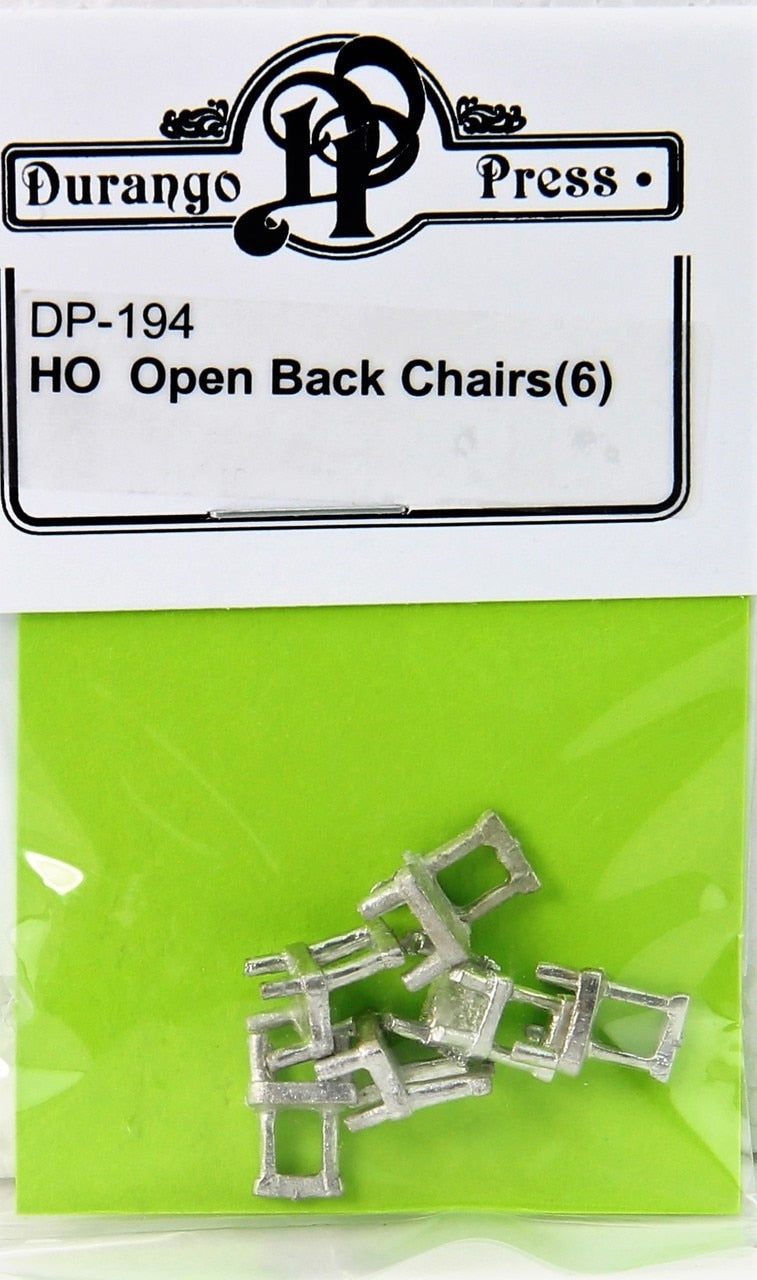 Durango Press 194 HO Open Back Chairs (6)