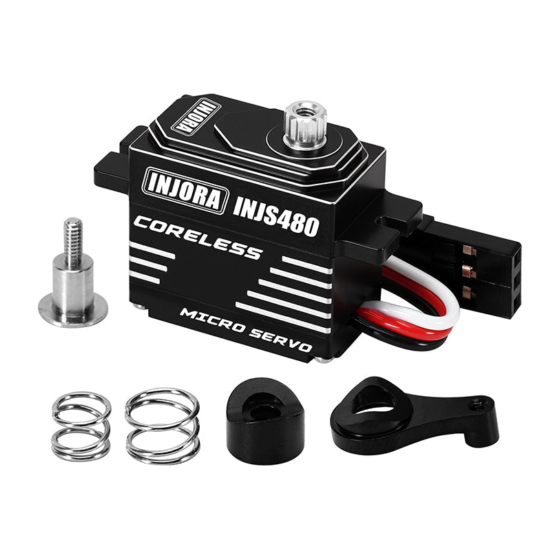 Injora S480-LOS Losi Micro-B Micro-T INJS480 Coreless Micro Servo w/Servo Saver