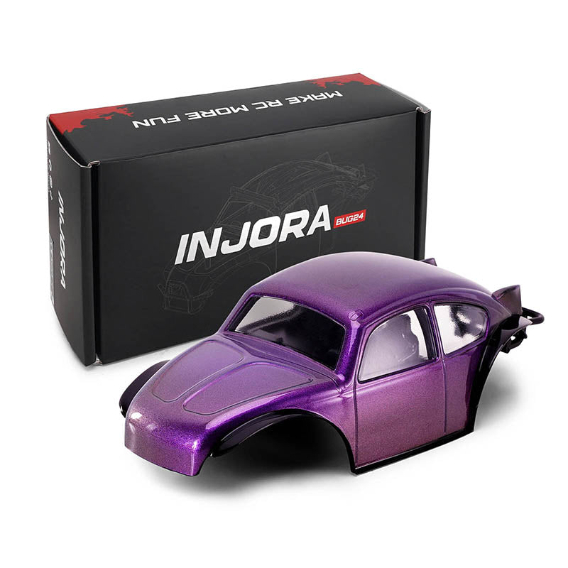 Injora BUG24-PU 1:24 SCX24 Purple BUG24 Body with Interior