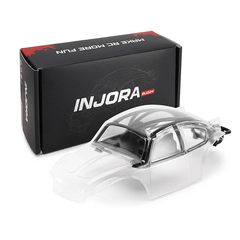 Injora BUG24-CL 1:24 SCX24 Clear BUG24 Body with Interior