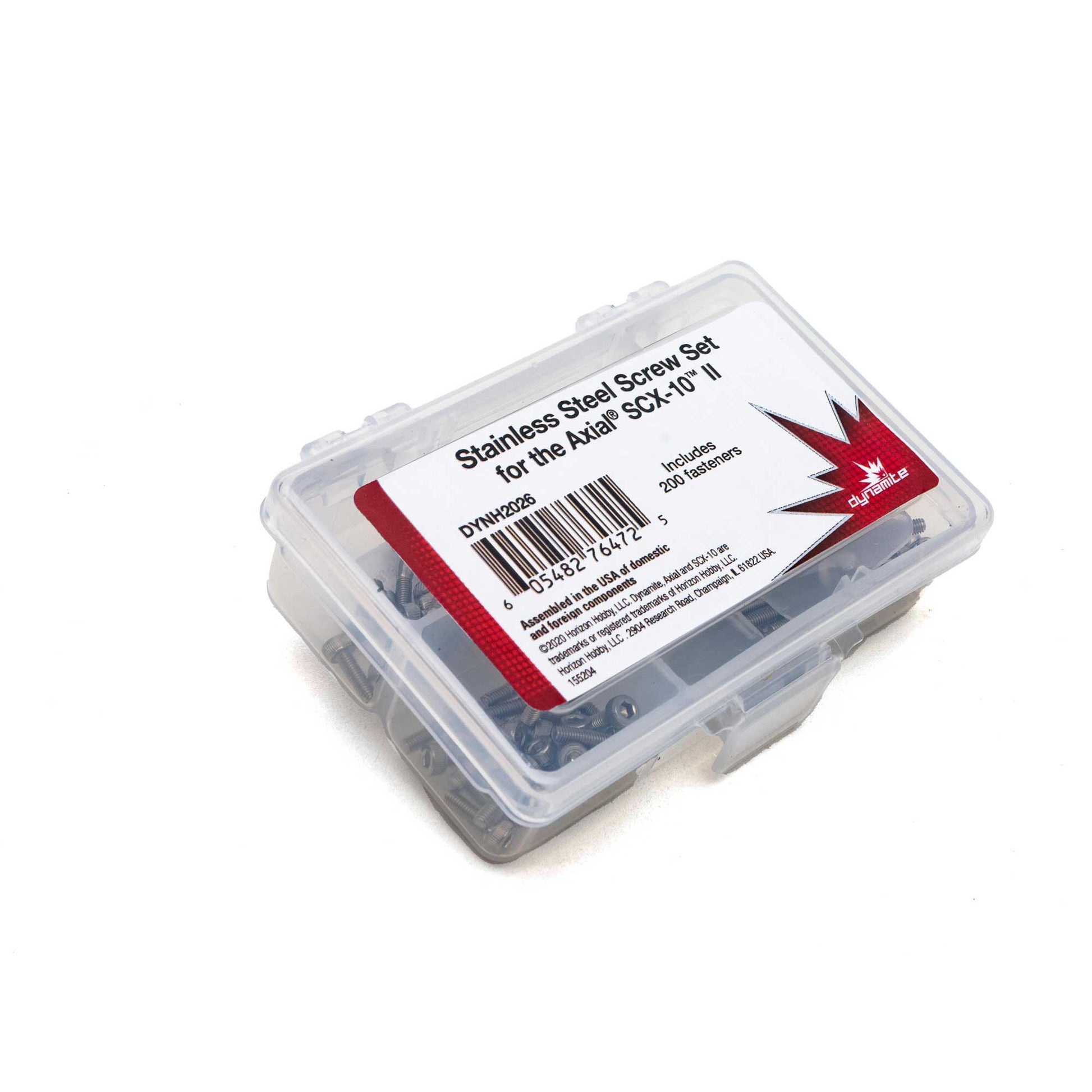 Dynamite H2026 Axial SCX10 II Stainless Steel Screw Set