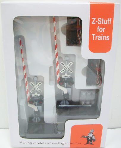 Z-Stuff DZ-1010 O Crossing Gate & Signal Pair W/Block Signal Detectors