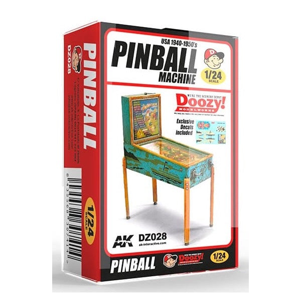 Doozy Modelworks DZ028 1:24 USA 1940-1950's Pinball Machine Resin Model Kit
