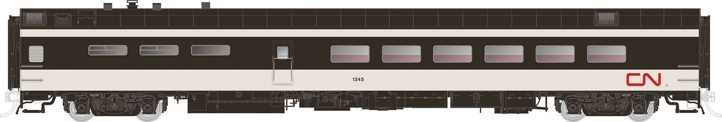 Rapido Trains 124008 HO CN 1961 Scheme P-S Lightweight 48-Seat Dining Car #1345