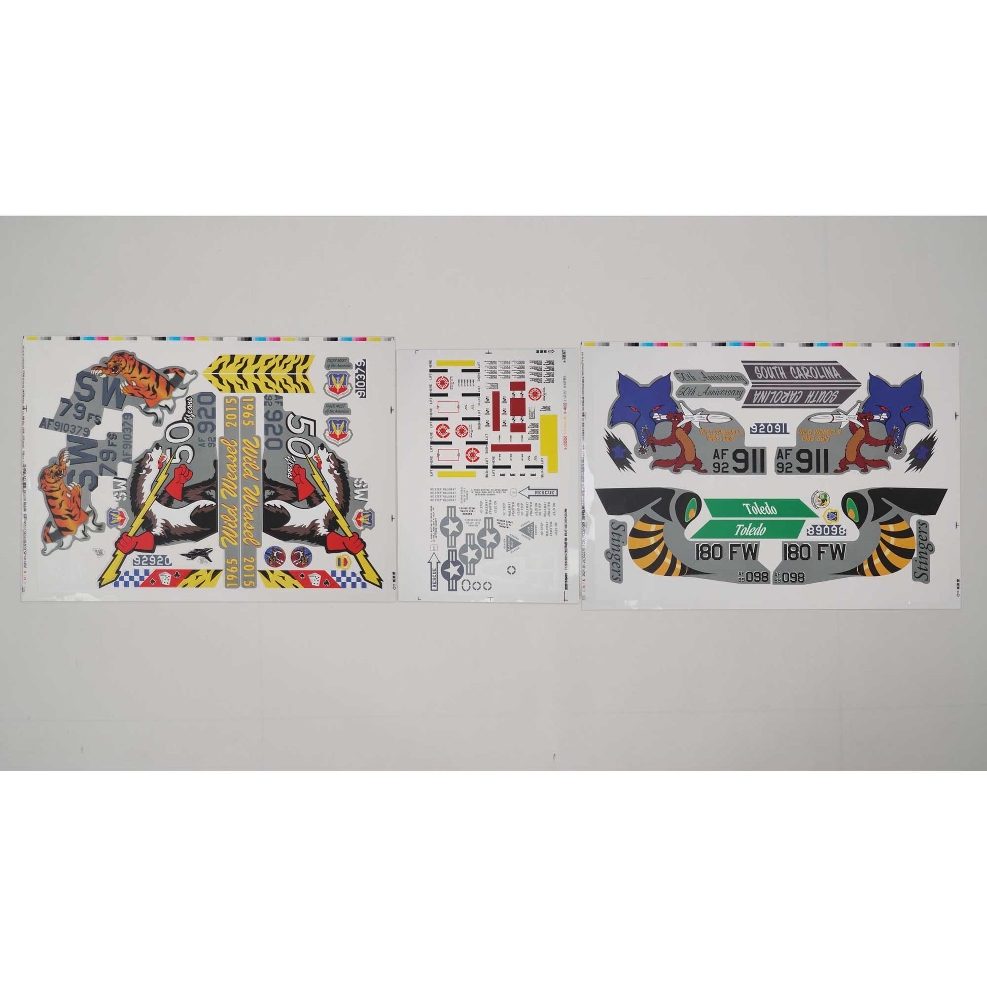 E-flite 87884 F-16 Falcon 80mm Decal Set