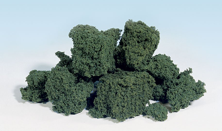 Woodland Scenics FC59 Dark Green Foliage Clusters 45 Cu. In. Bag
