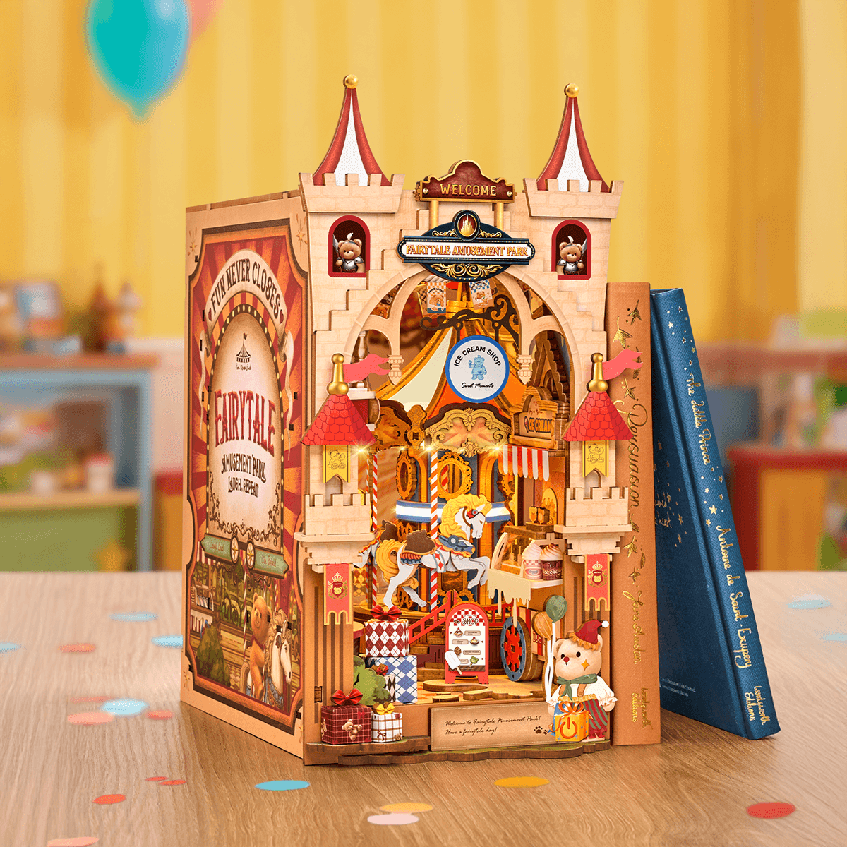 Robotime TGB17 Rolife Fairytale Amusement Park DIY Book Nook