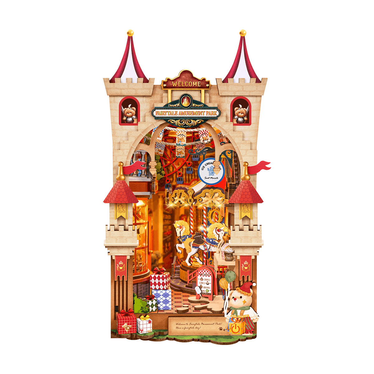 Robotime TGB17 Rolife Fairytale Amusement Park DIY Book Nook