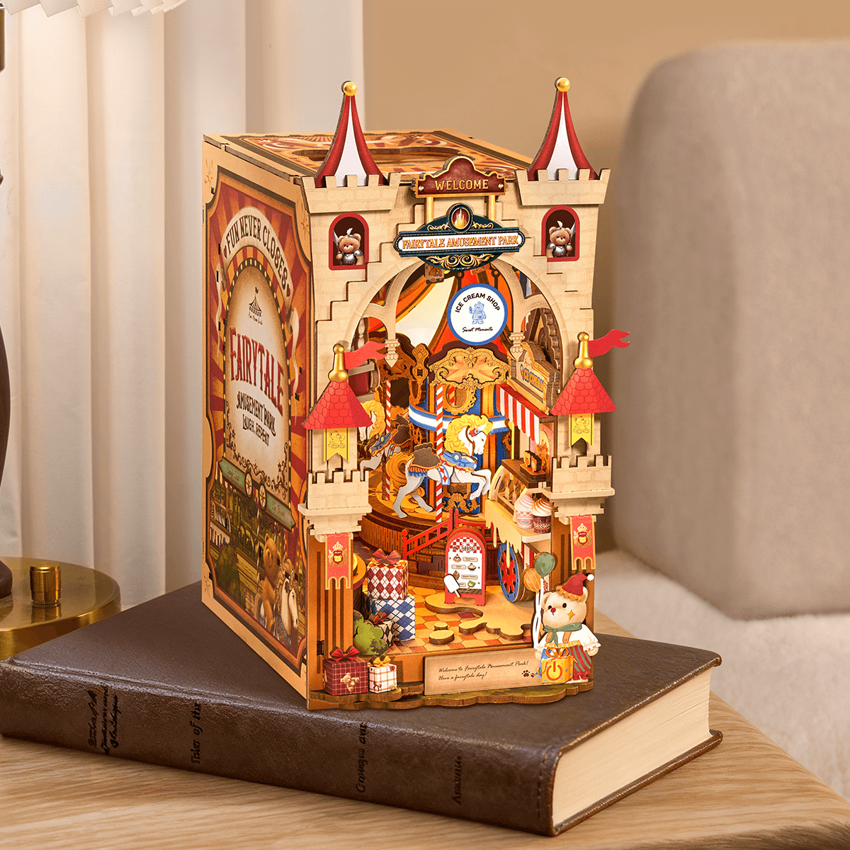Robotime TGB17 Rolife Fairytale Amusement Park DIY Book Nook