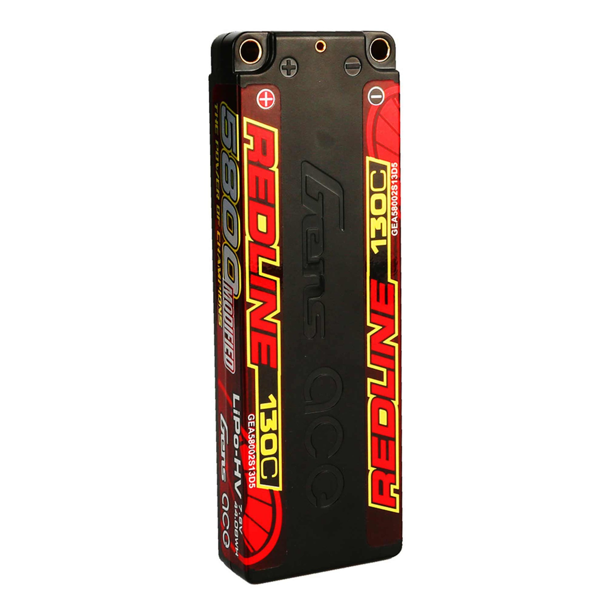 Gens Ace 58002S13D5 5mm Bullet 5800mAh 2S 7.6V 130C LiHV Battery