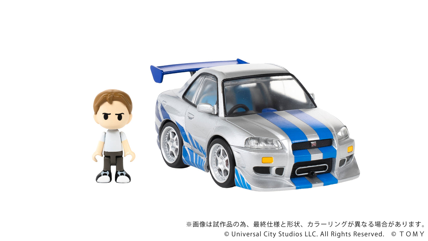 Kotobukiya GN184 NON QV-02 Fast & Furious Nissan Skyline GT-R (R34) Set