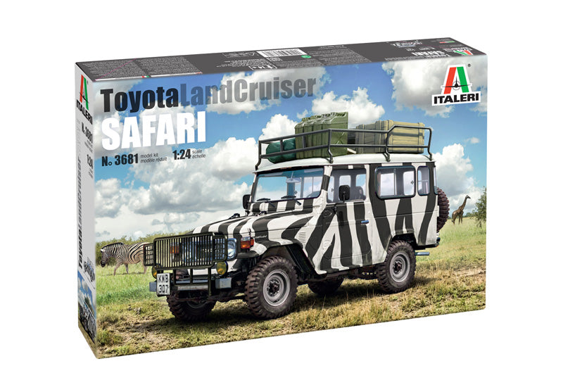 Italeri 3681 1:24 Toyota Land Cruiser Safari Car Plastic Model Kit