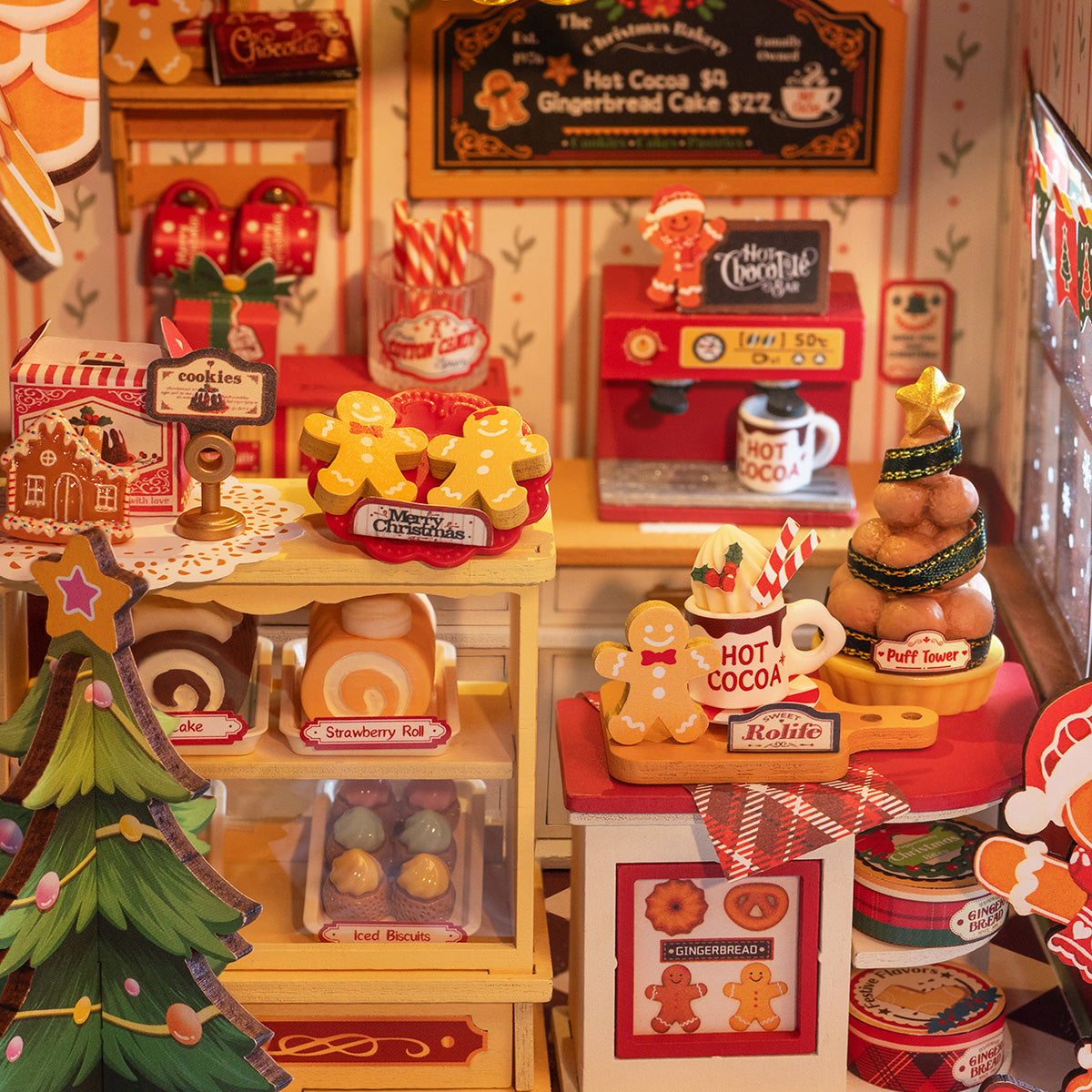 Robotime DG176 Rolife Gingerbread House DIY Miniature House