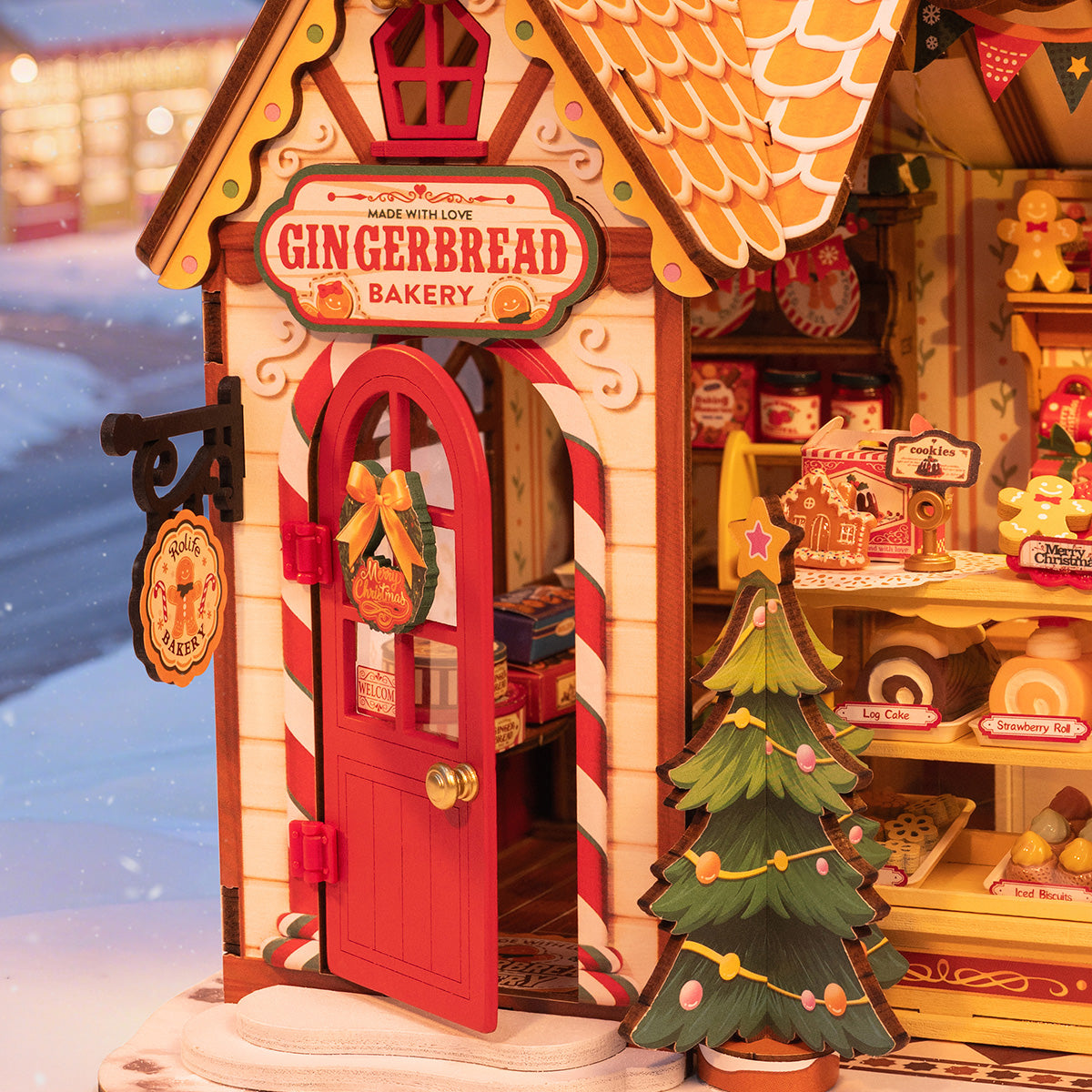 Robotime DG176 Rolife Gingerbread House DIY Miniature House