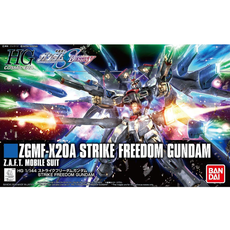 Bandai 2339488 1:144 HG Cosmic Era ZGMF-X20A Strike Freedom Gundam Plastic Kit