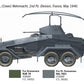 Italeri 97032 1:72 Sd. Kfz. 232 6 Rad. Military Vehicle Plastic Model Kit