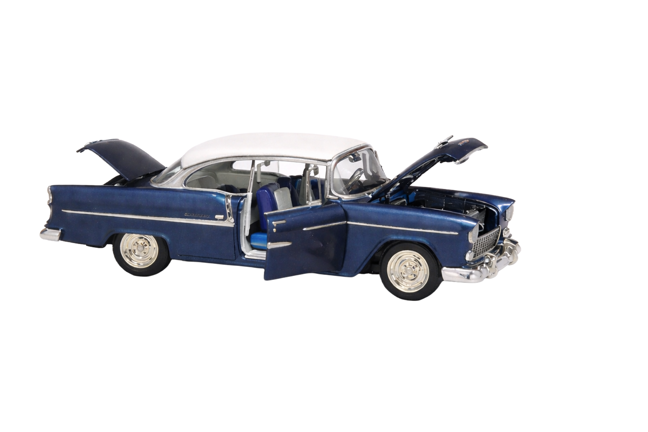 Atlantis Models 1374 1:25 US Route 66 1955 Chevrolet Bel Air Hardtop Model Kit