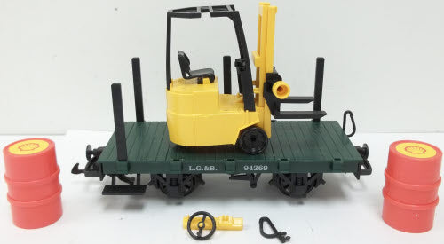 LGB 94269 Flatcar with Forklift & Barrels LN/Box